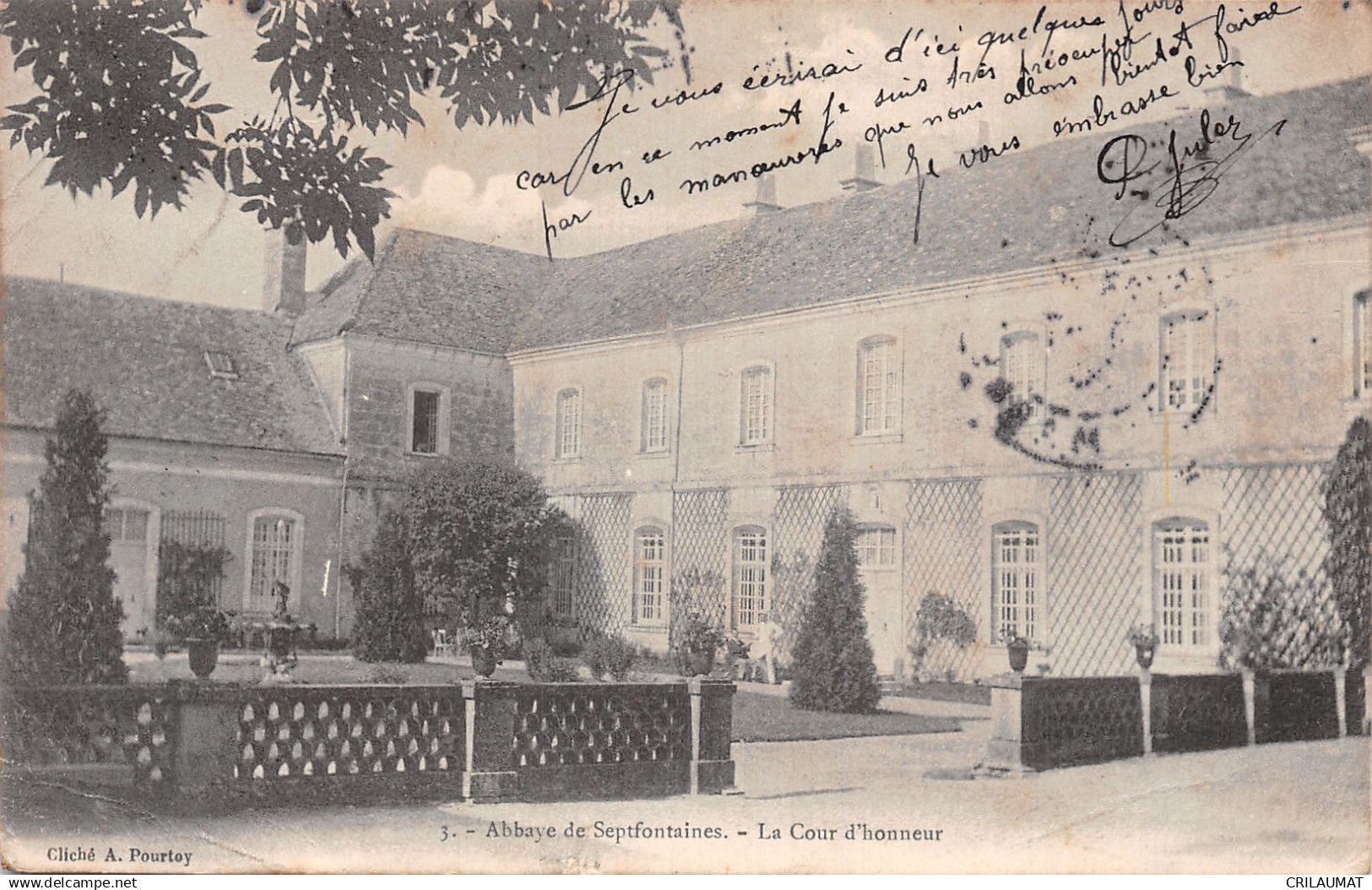 52-ANDELOT BLANCHEVILLE ABBAYE DE SEPTFONTAINE-N°T2928-D/0323