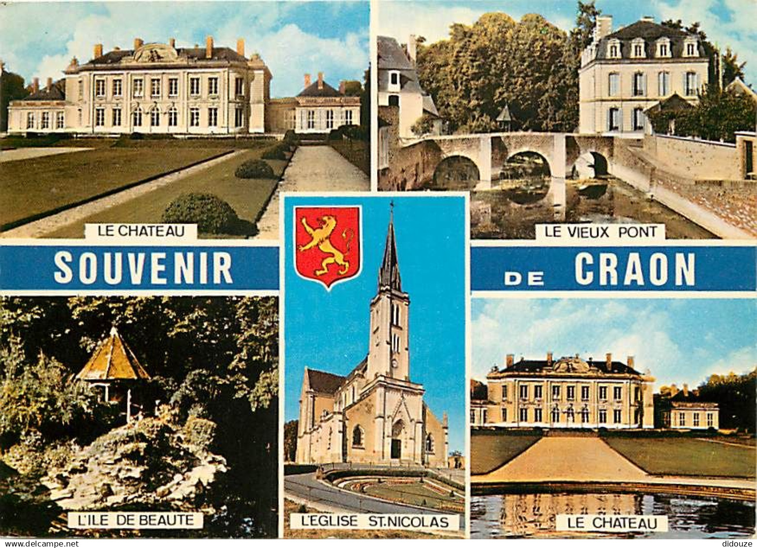 53 - Craon - Multivues - Blasons - CPM - Voir Scans Recto-Verso