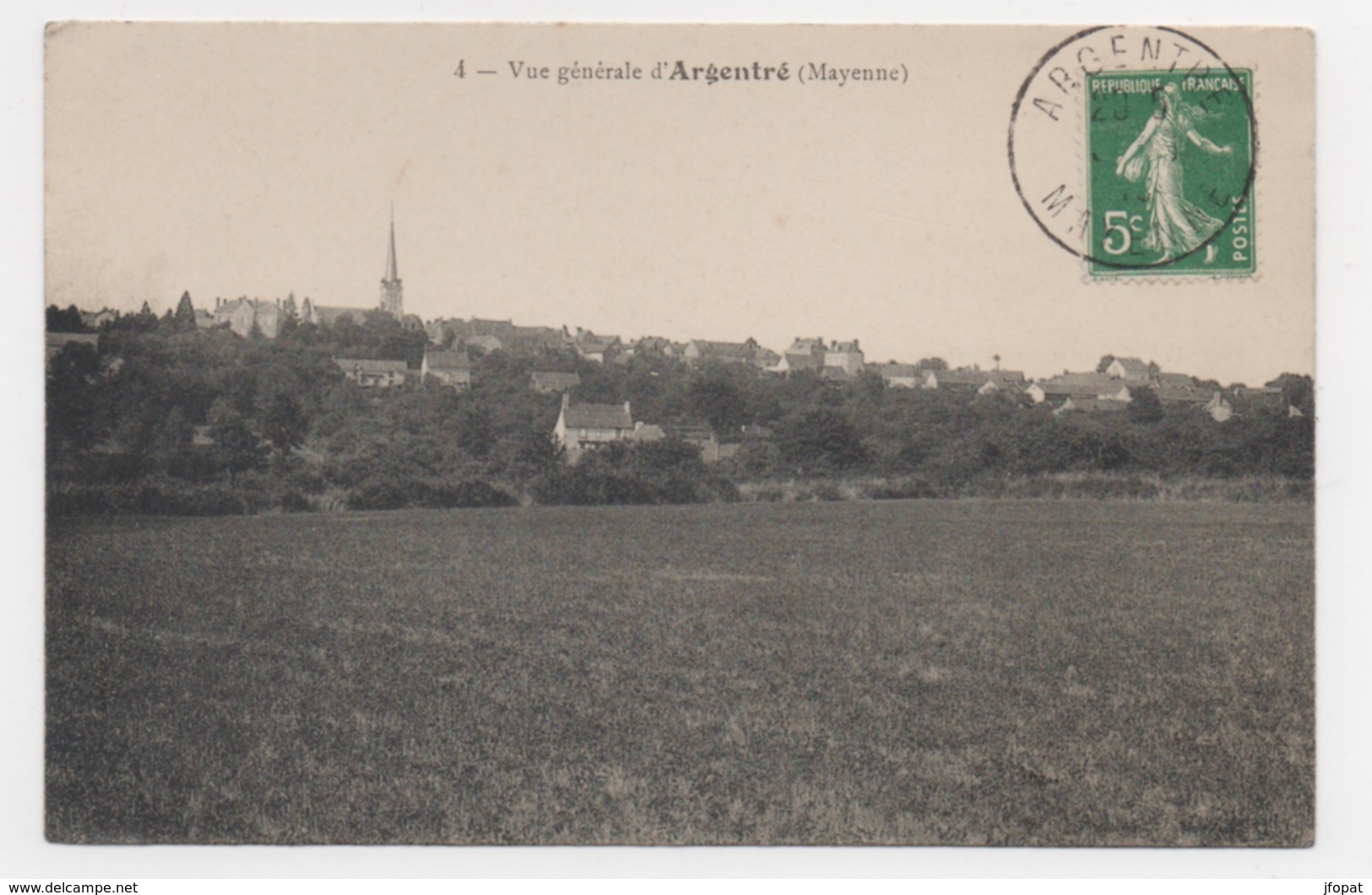 53 MAYENNE - ARGENTRE vue générale