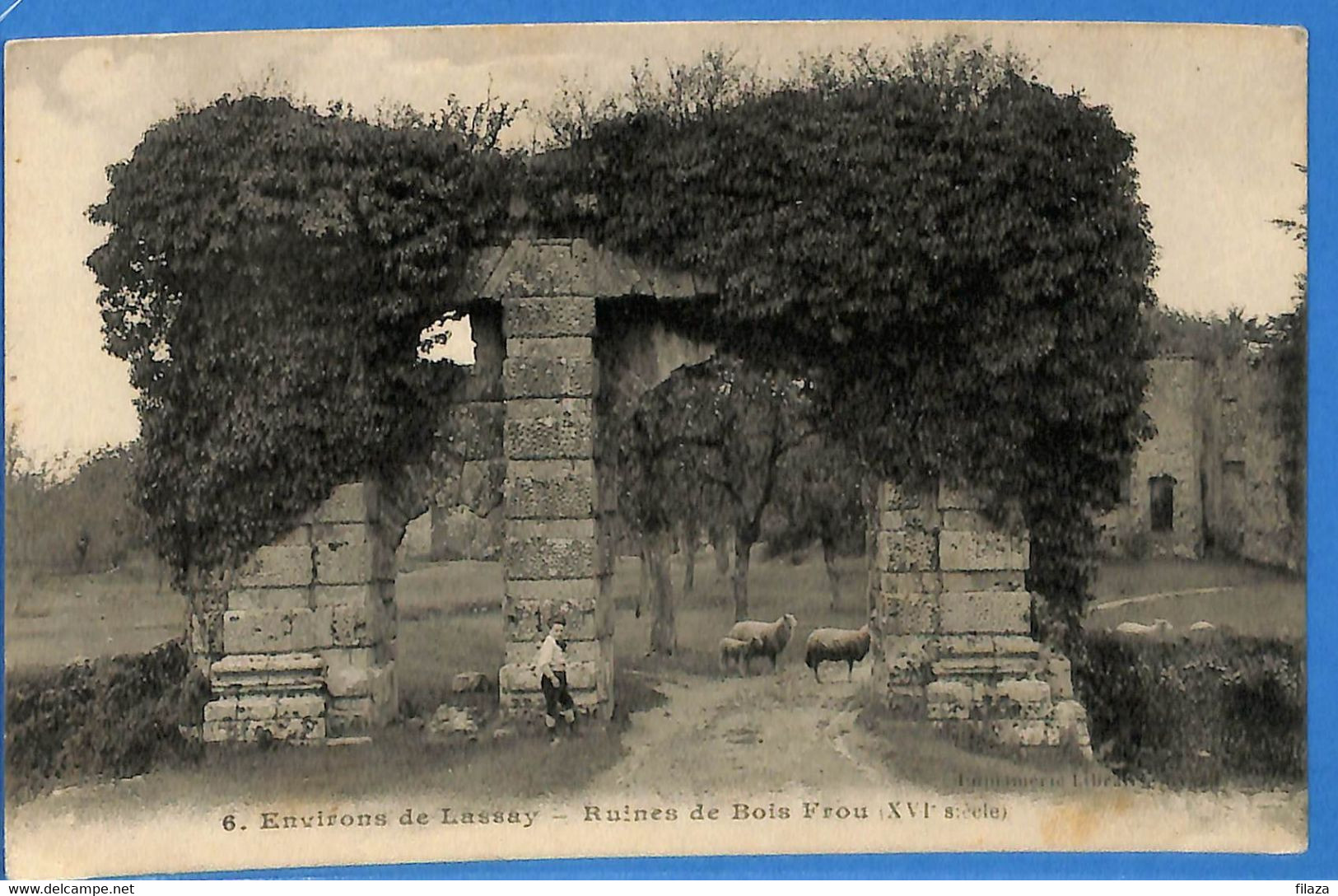 53 -  Mayenne - Lassay les Chateaux - Environs de Lassay - Ruines de Bois Frou (N9656)