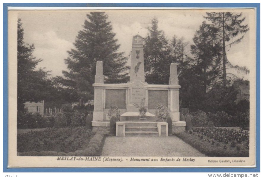 53 - MESLAY du MAINE -- Monument....