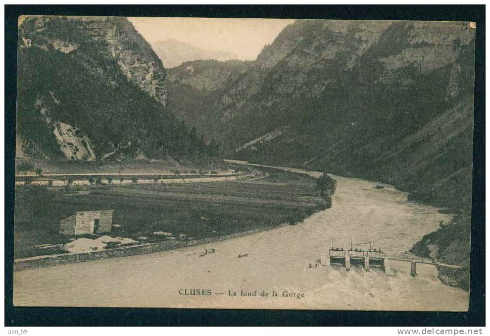 53050 / [74] Haute Savoie > Cluses - LE FOND DE LA GORGE - France Frankreich Francia 1912 PC postcard AK