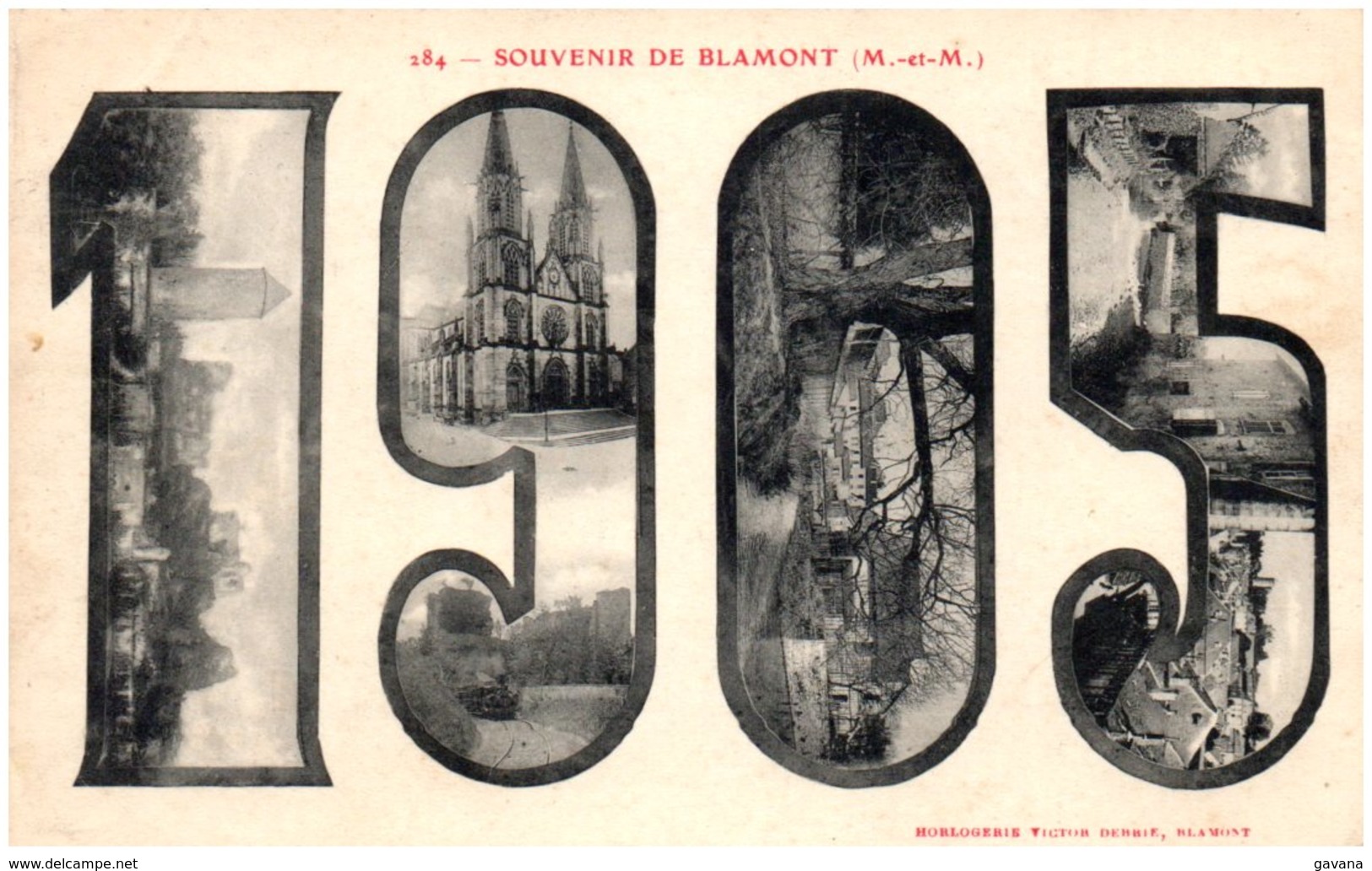 54 BLAMONT -Souvenir de Blamont 1905