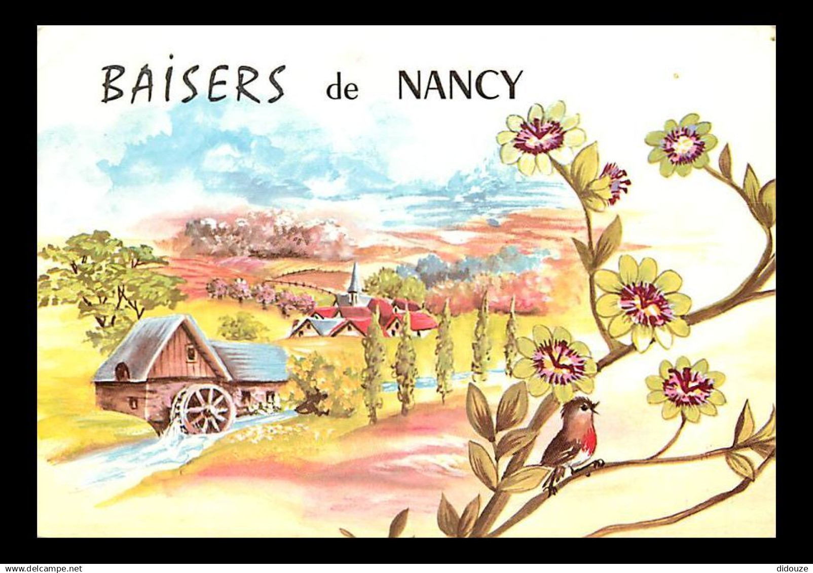 54 - Nancy - Baisers de Nancy - Art Peinture Dessin - Flamme Postale de Nancy - CPM - Voir Scans Recto-Verso