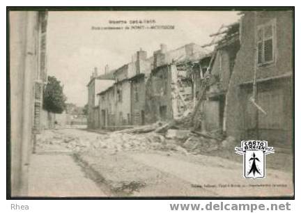 54 Pont-à-Mousson - Bombardement de PONT-à-MOUSSON - cpa