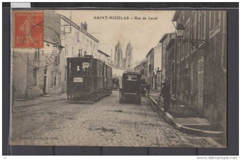 54 - Saint Nicolas de Port - Rue de Laval - Tramway