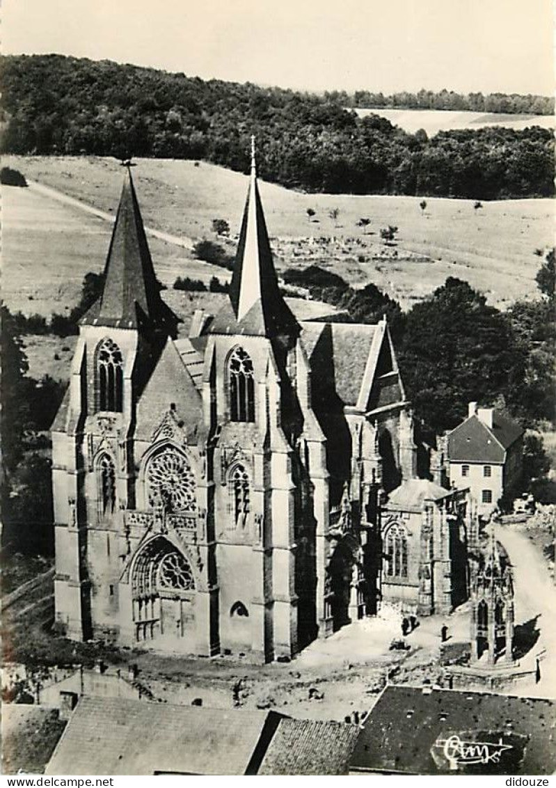 55 - Avioth - La Basilique - Vue aérienne - Mention Photographie véritable - Carte dentelée - CPSM grand format - Carte