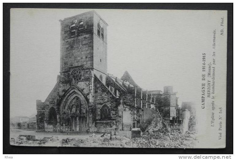 55 Revigny-sur-Ornain eglise ruine    D55D  K55427K  C55427C RH043754