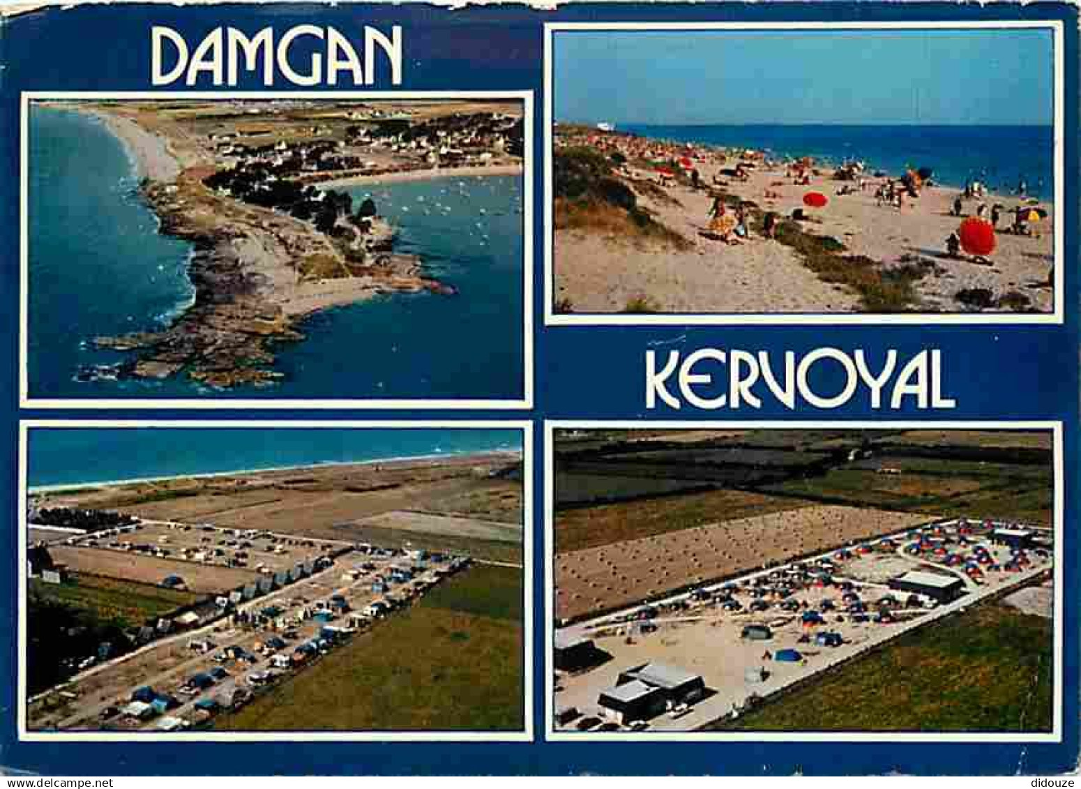 56 - Damgan - Kervoyal - Multivues - Camping - Flamme Postale - CPM - Voir Scans Recto-Verso