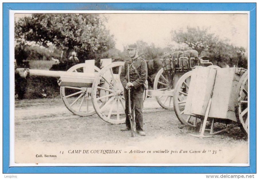 56 - GUER - COETQUIDAN -- Artilleur en sentinelle