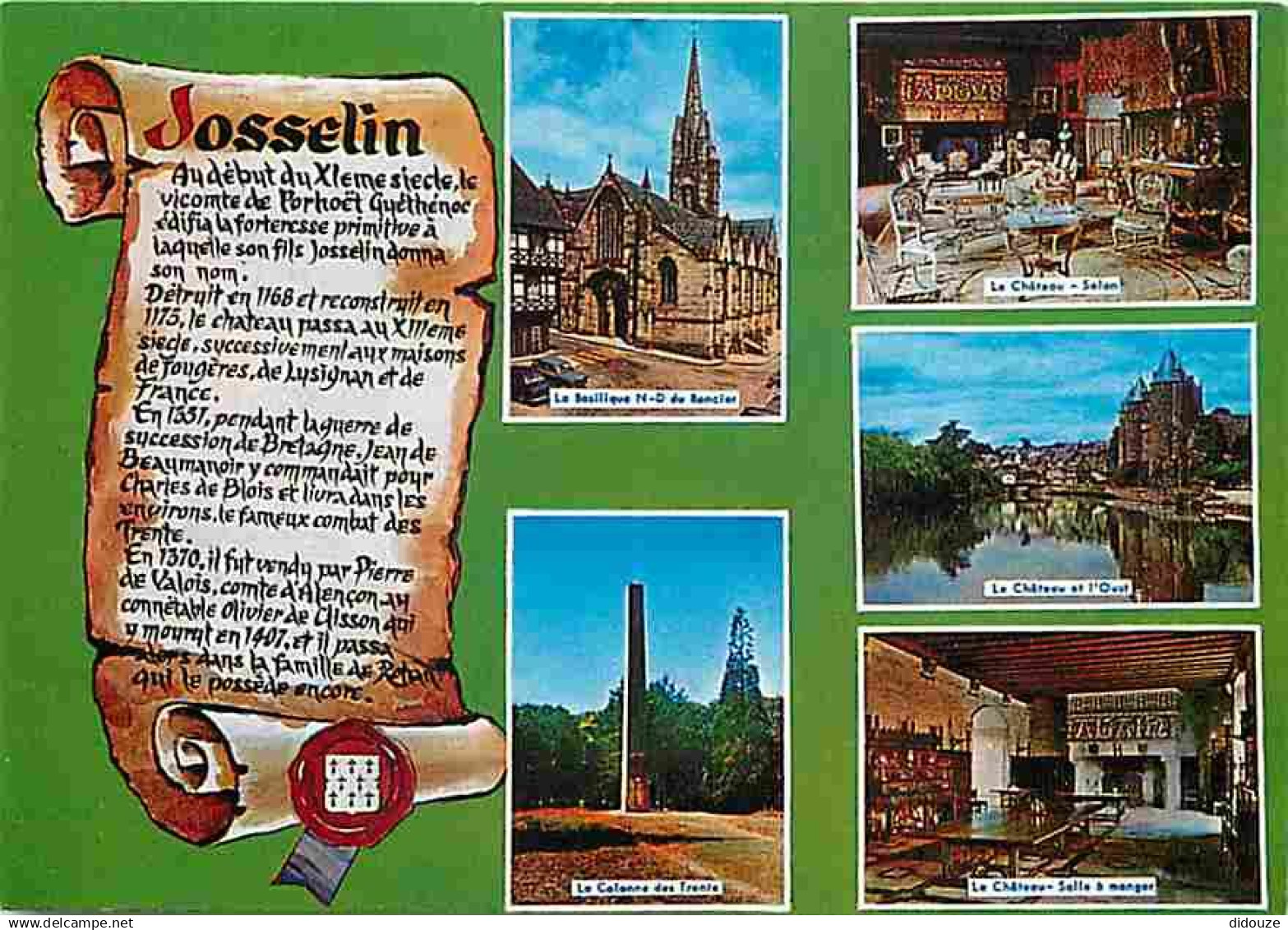 56 - Josselin - Multivues - Carte Neuve - CPM - Voir Scans Recto-Verso