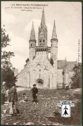 56 Le Faouët - 5310 - Le Faouët - Chapelle St-Fiacre  (XVè siècle) - cpa