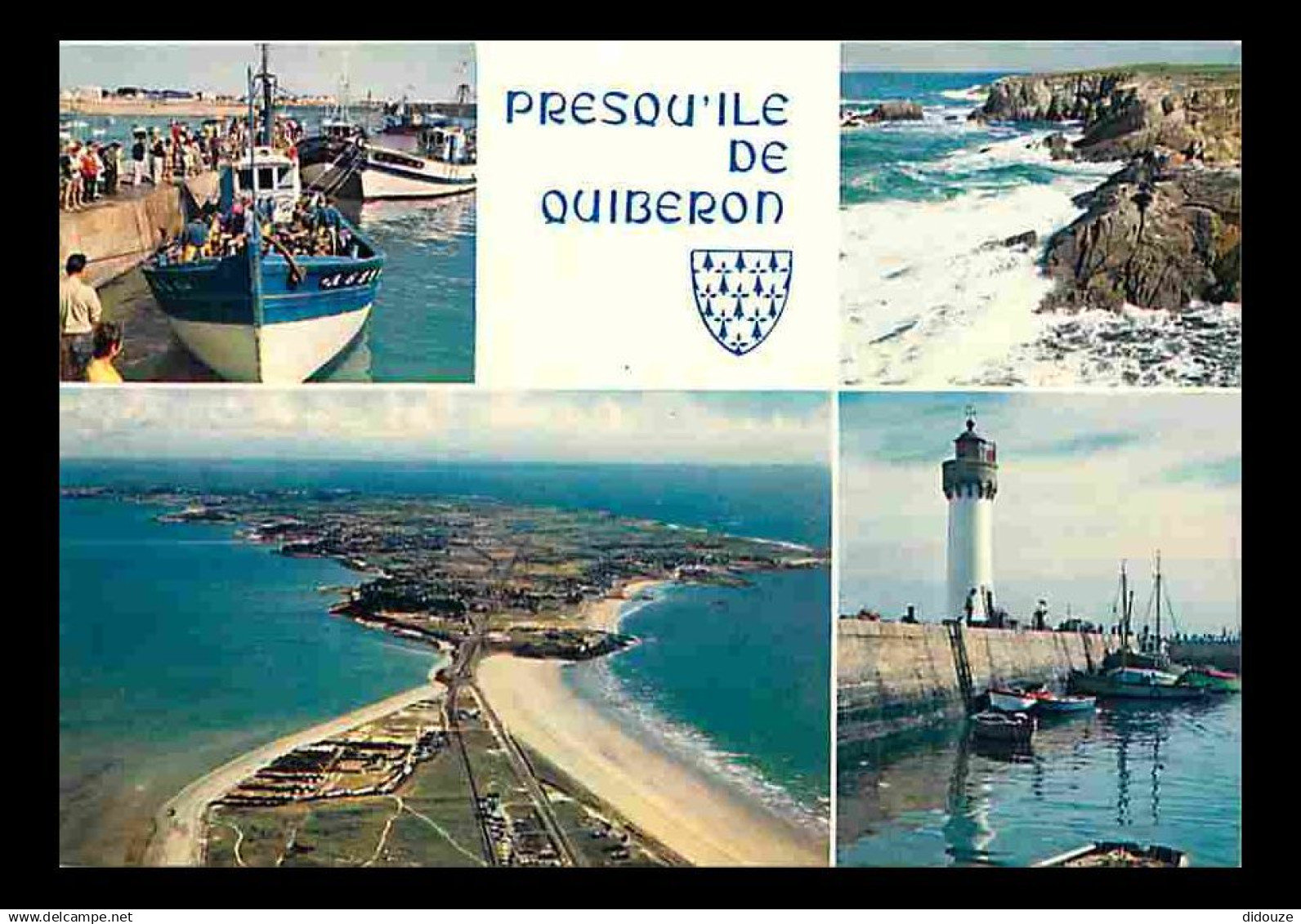 56 - Presqu'Ile de Quiberon - Presqu'Ile de Quiberon - Multivues - Bateaux - Phare - Carte Neuve - CPM - Voir Scans Rect