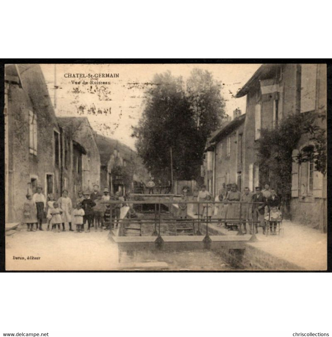 57 - CHATEL SAINT GERMAIN (Moselle) - Vue du Ruisseau