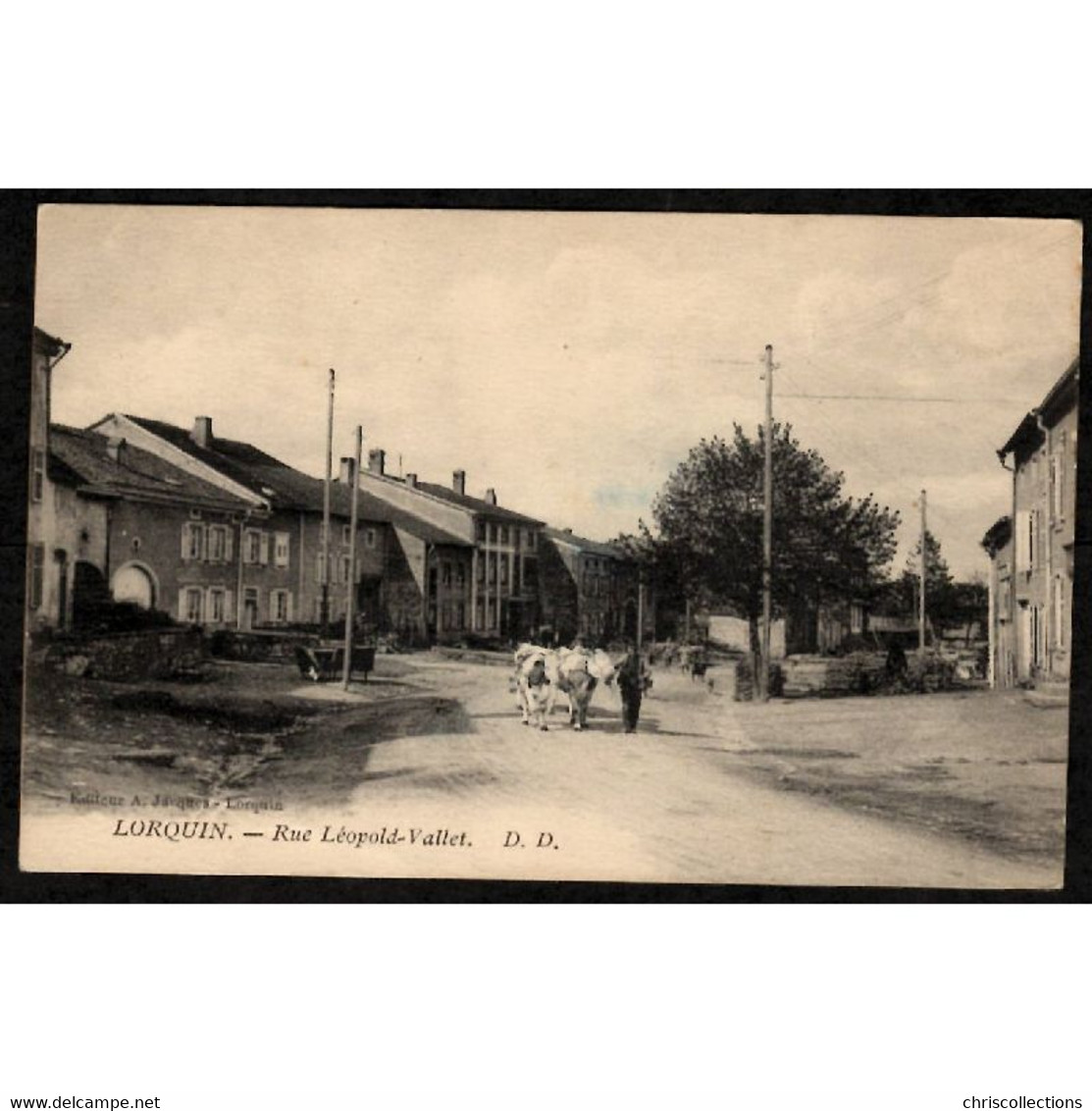 57 LORQUIN (Moselle) - Rue Léopold Vallet