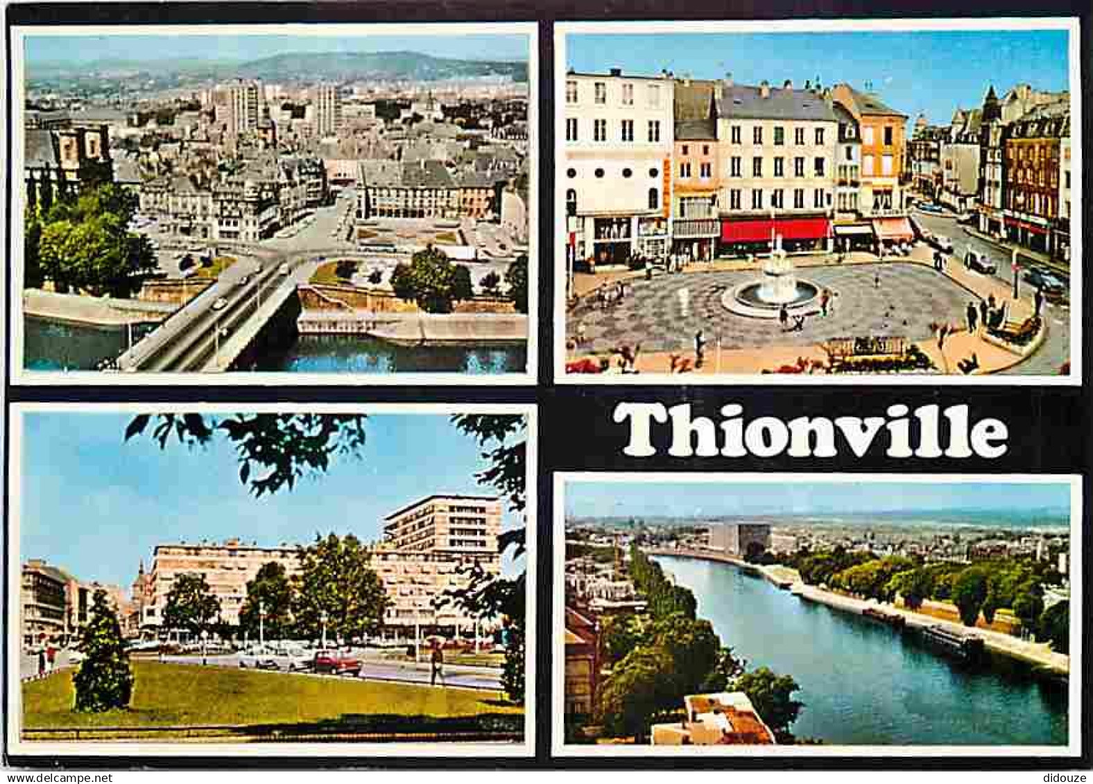 57 - Thionville - Multivues - Automobiles - Flamme Postale de Thionville - CPM - Voir Scans Recto-Verso