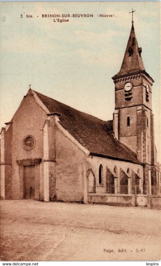 58 - BRINON sur BEUVRON -- L'Eglise