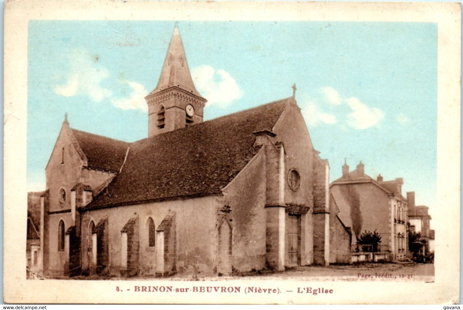 58 BRINON-sur-BEUVRON - L'église