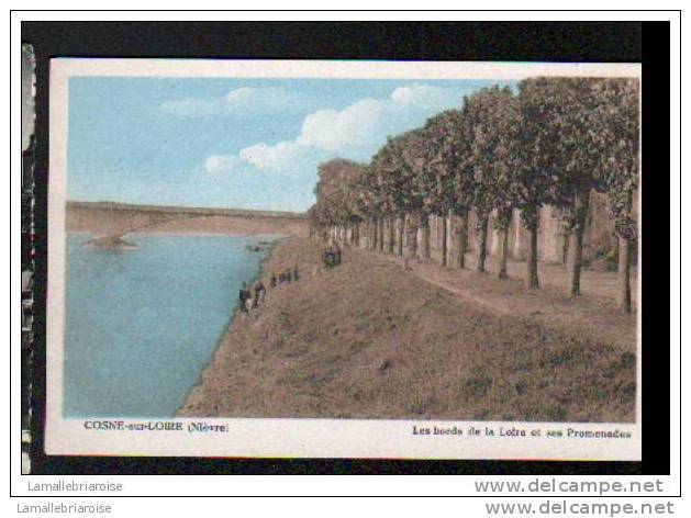 58 - COSNE SUR LOIRE - LES BORDS DE LA LOIRE ET SES PROMENADES