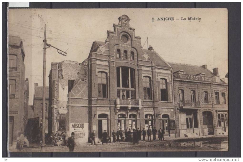 59 - Aniche - La Mairie - animée