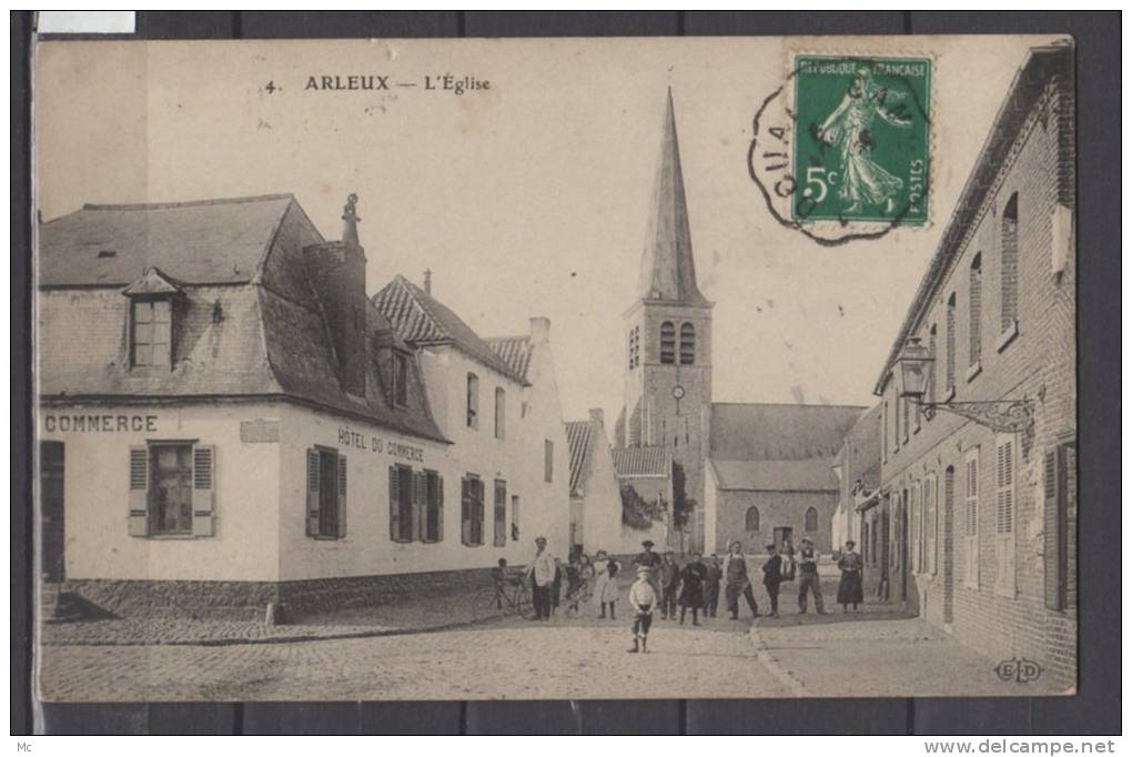 59 - Arleux - l'Eglise - Hotel du commerce