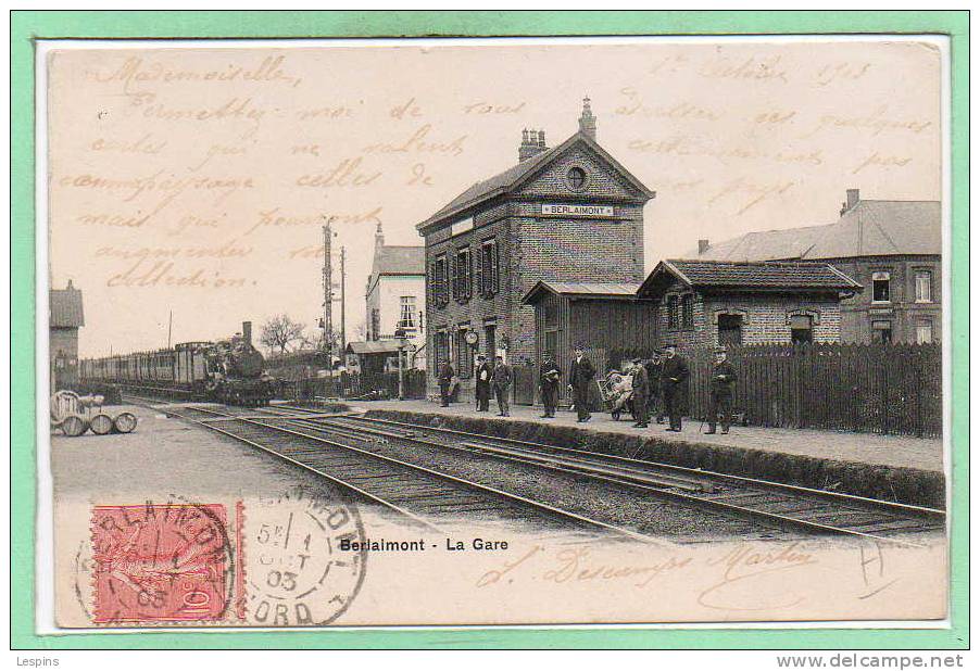 59 - BERLAIMONT -- La gare