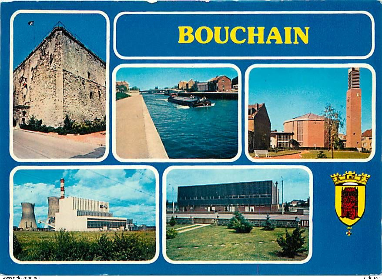 59 - Bouchain - Multivues - Blasons - CPM - Voir Scans Recto-Verso