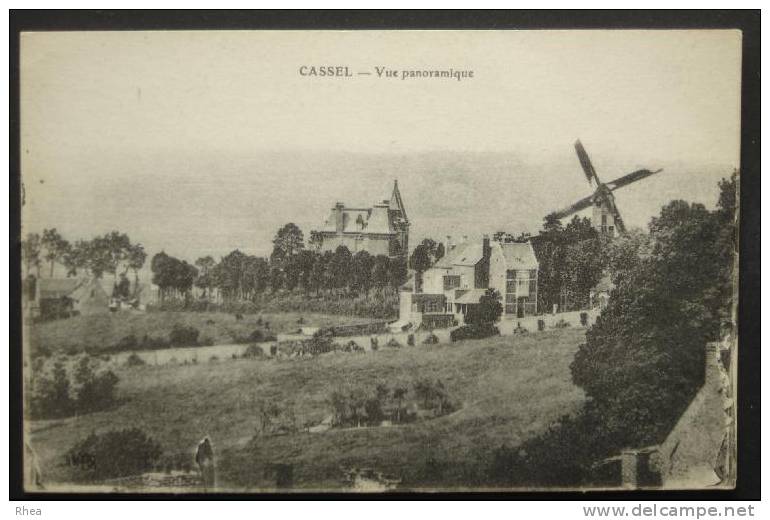 59 Cassel CASSEL - Vue panoramique moulin a vent D59D K59135K C59135C RH001692