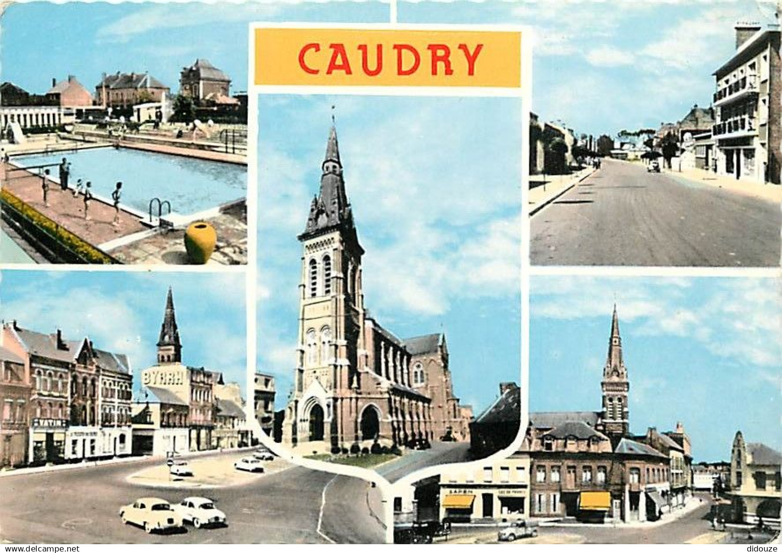 59 - Caudry - Multivues - Automobiles - Piscine - CPM - Voir Scans Recto-Verso