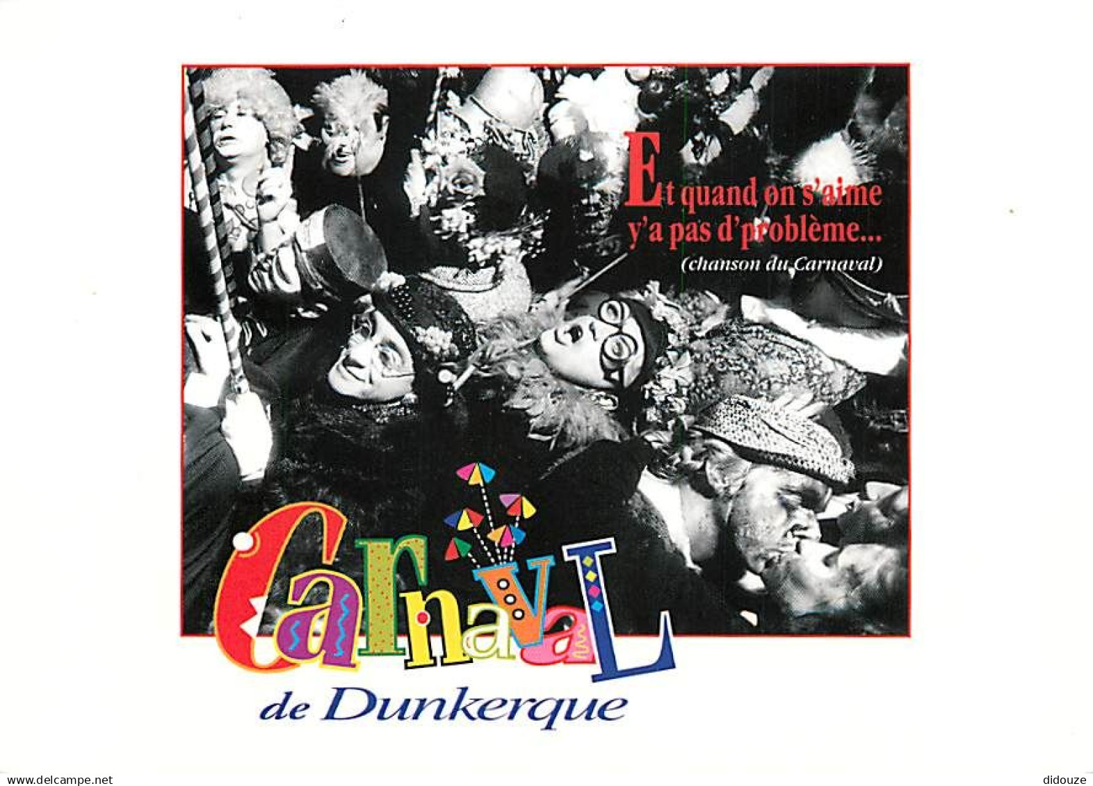 59 - Dunkerque - Le Carnaval de Dunkerque - Carte Publicitaire de 1998 - CPM - Voir Scans Recto-Verso