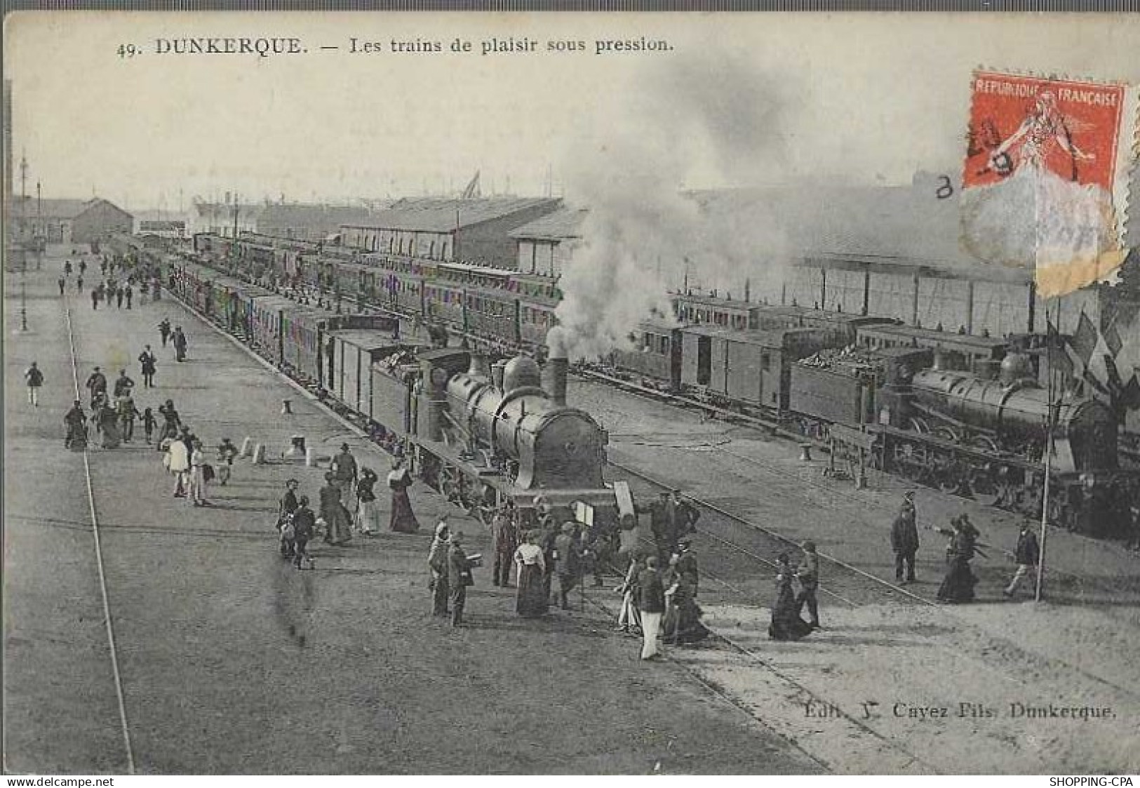 59 - Dunkerque - Les trains de plaisirs sous pression