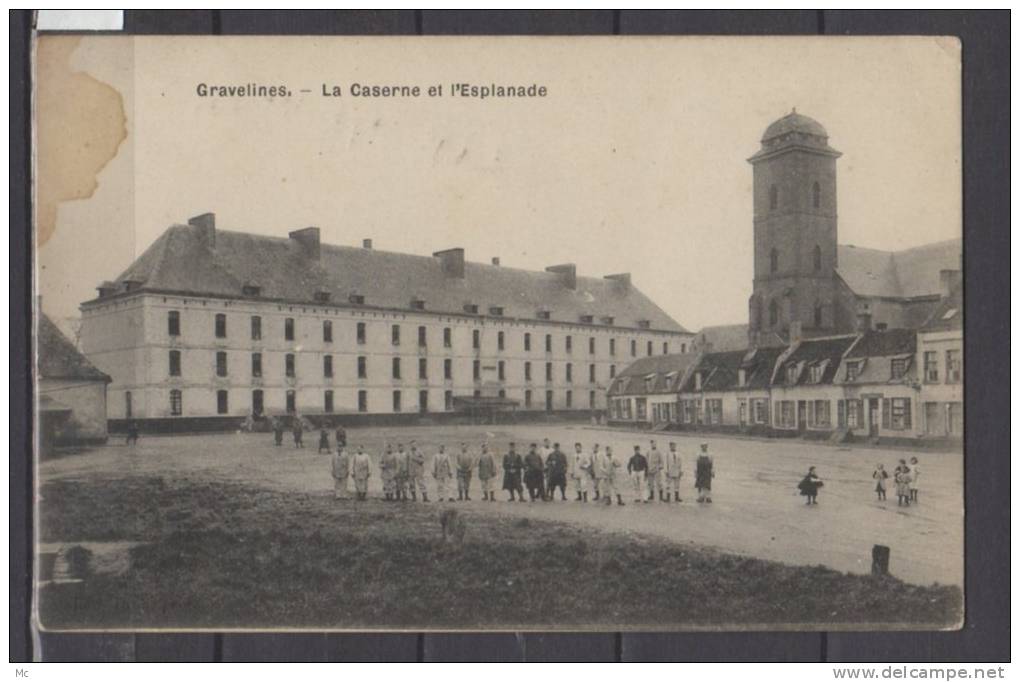 59 - Gravelines - La caserne et l'Esplanade