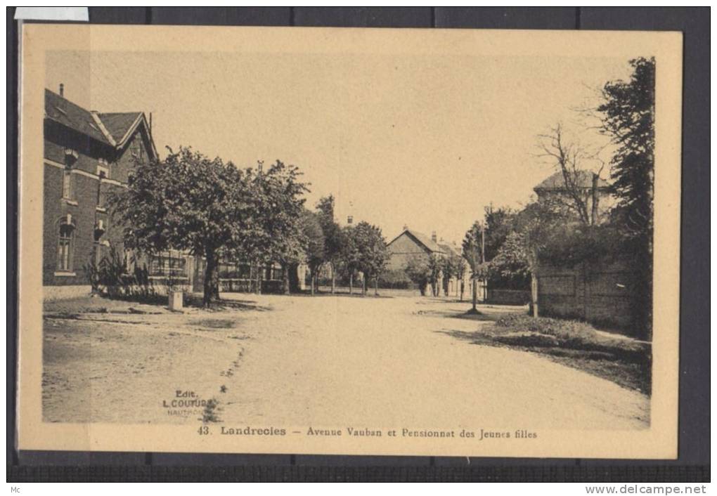 59 - Landrecies - Avenue Vauban et Pensionnat des jeunes Filles