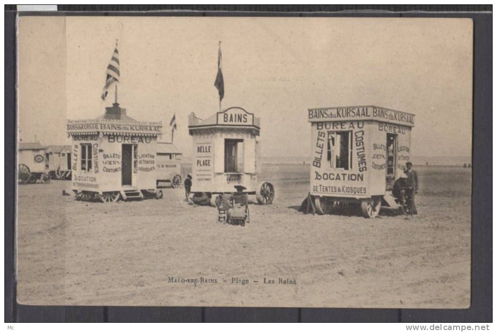 59 - Malo Les Bains -  Plage - Les Bains - Bains de Kursaal - Location de Tentes &amp; Kiosques