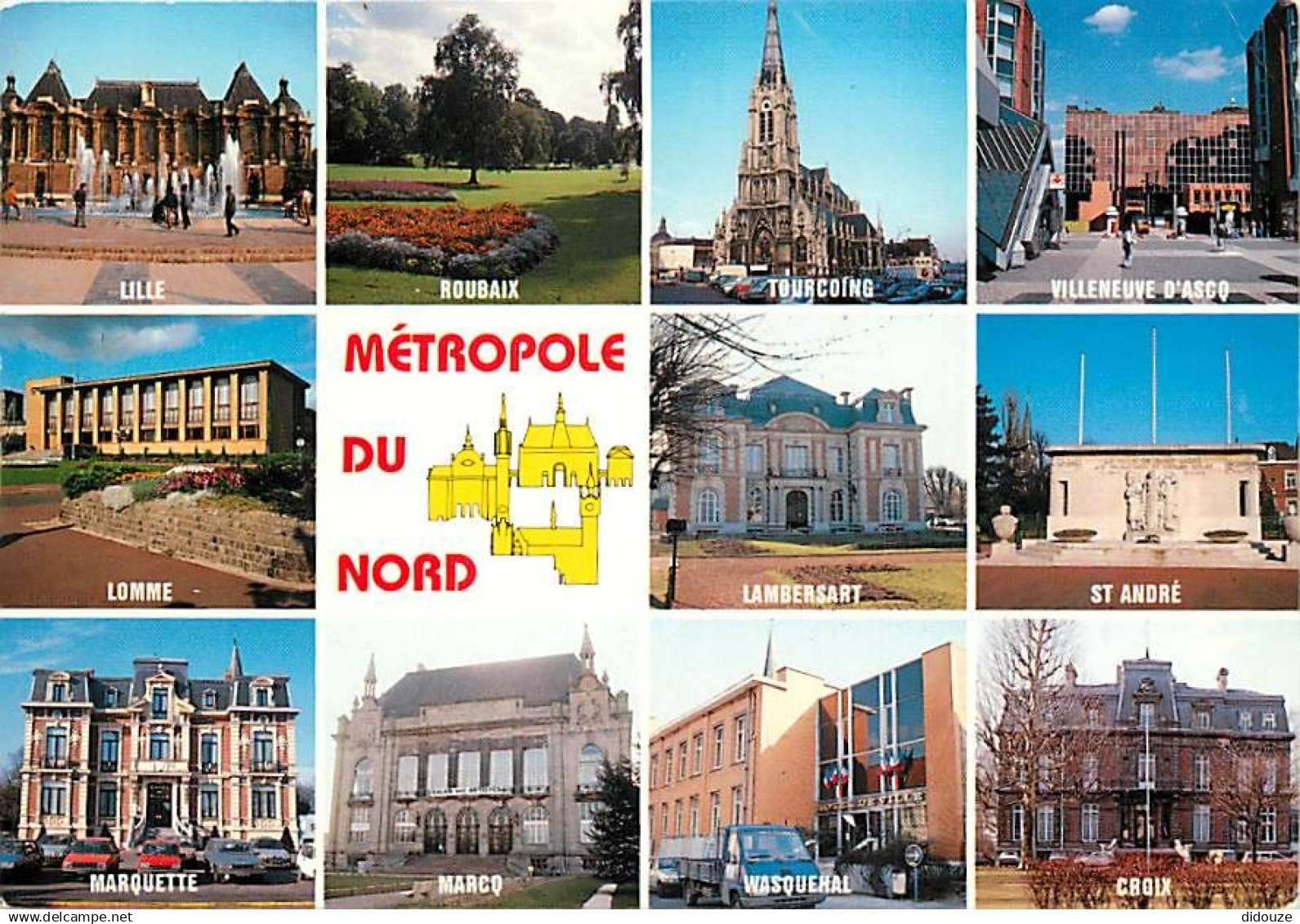 59 - Nord - Métropole du Nord - Multivues - CPM - Voir Scans Recto-Verso