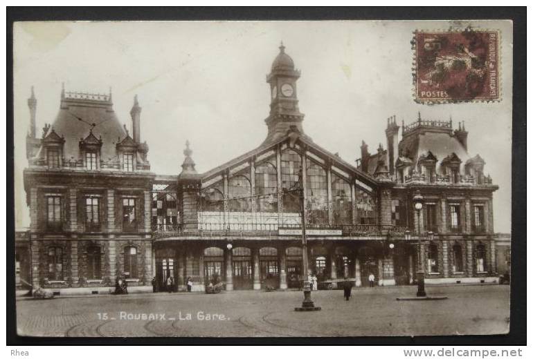 59 Roubaix 15 ROUBAIX - La Gare exterieur gare D59D K59512K C59512C RH007347