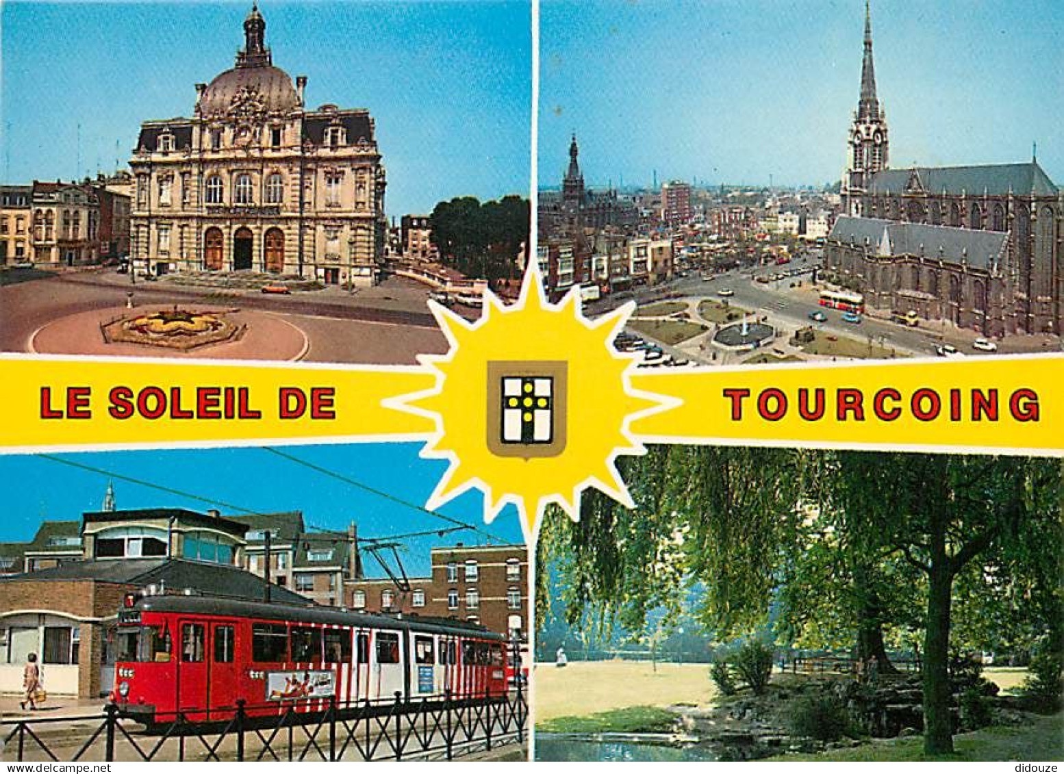 59 - Tourcoing - Multivues - Trains - TER - CPM - Voir Scans Recto-Verso