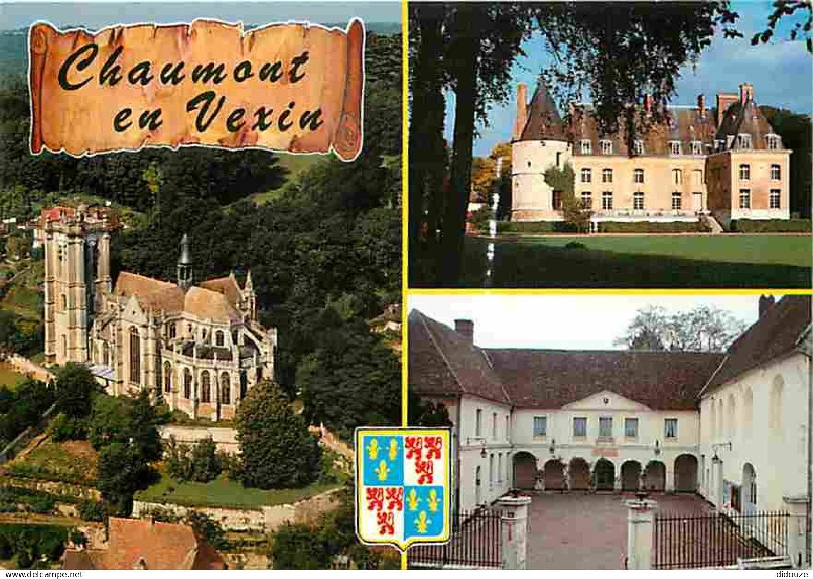 60 - Chaumont en Vexin - Multivues - Blasons - CPM - Voir Scans Recto-Verso