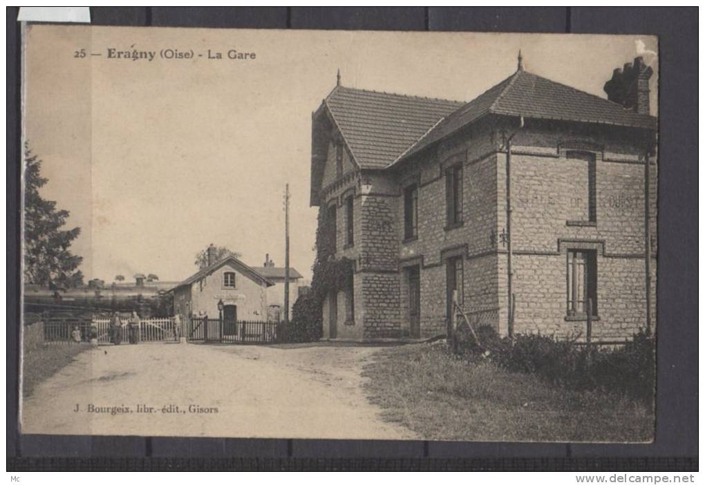 60 - Eragny - La Gare - passage a niveau