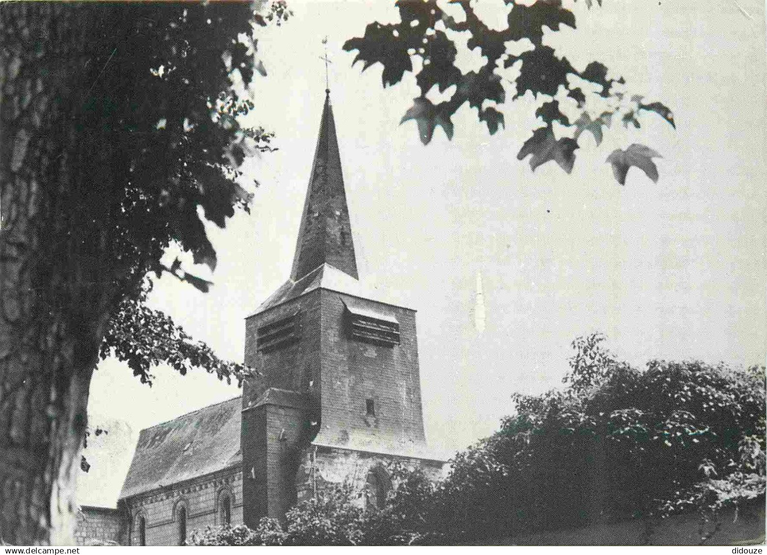 60 - Guiscard - L'Eglise - Carte dentelée - CPSM grand format - Voir Scans Recto-Verso