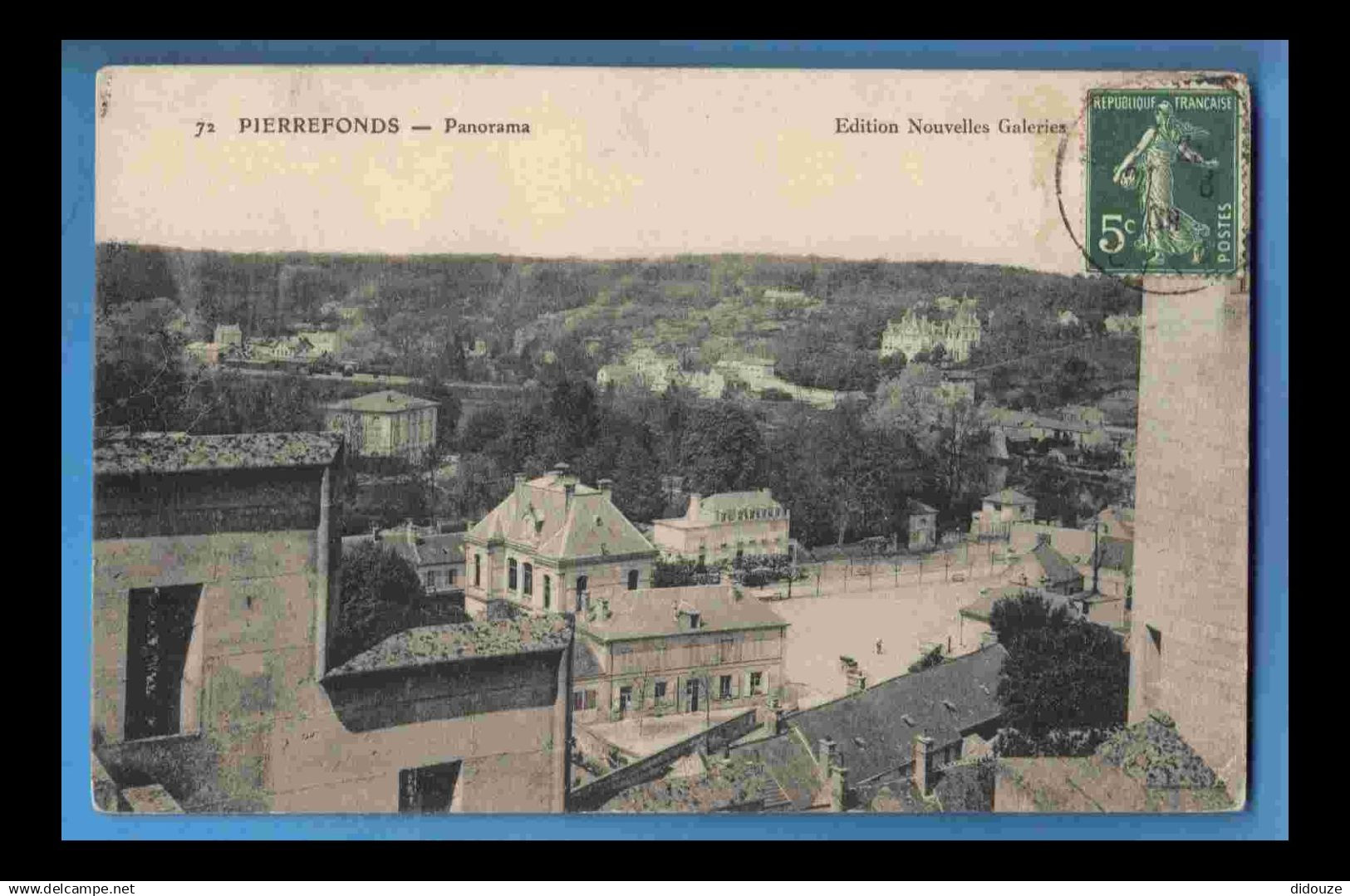 60 - Pierrefonds - Panorama - Ecrite en 1908