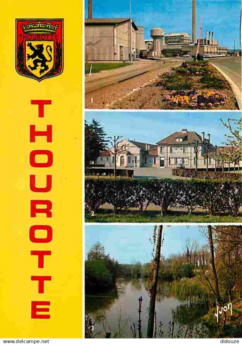 60 - Thourotte - Multivues - Blasons - CPM - Voir Scans Recto-Verso