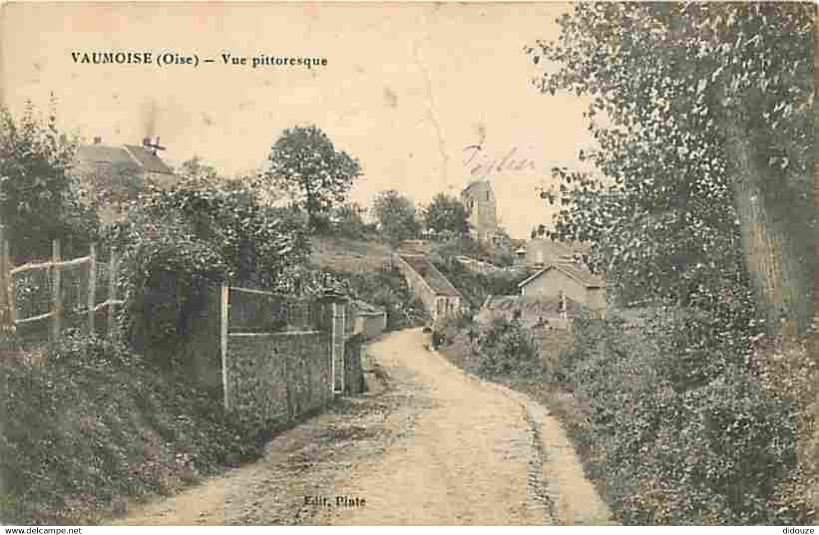 60 - Vaumoise - Vue pittoresque - Etat pli visible - CPA - Voir Scans Recto-Verso