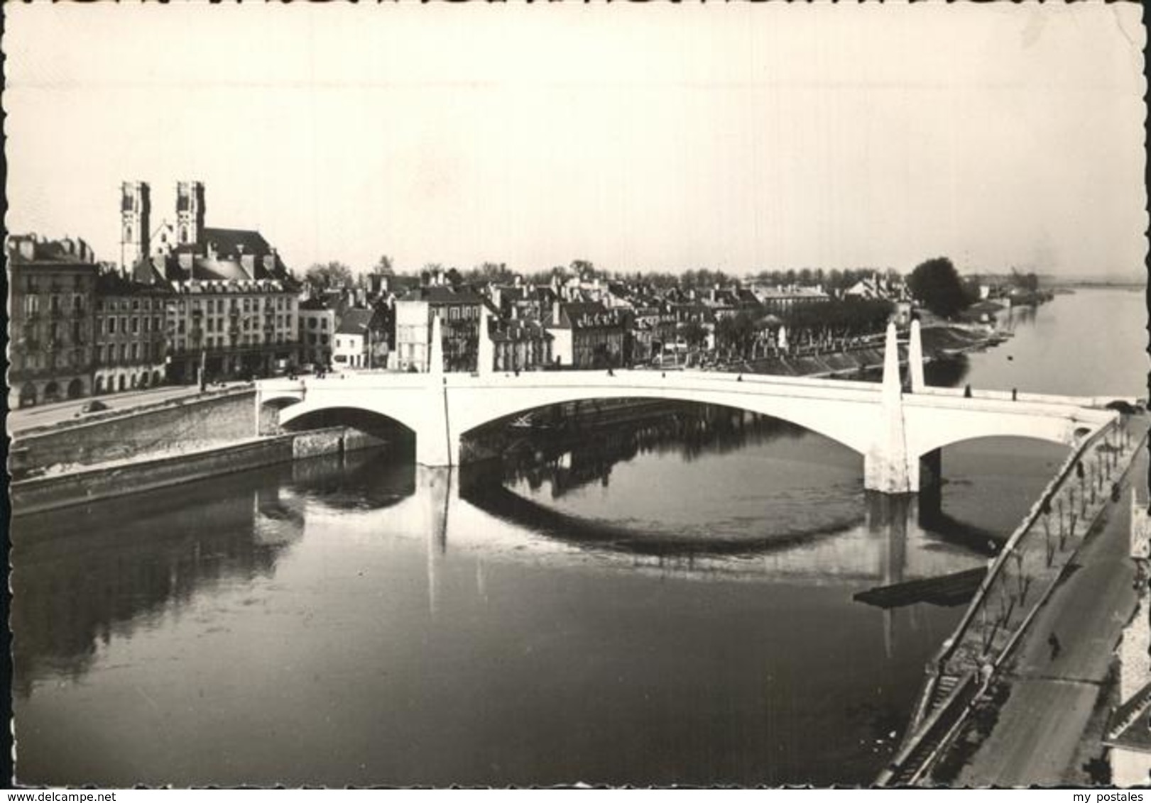 60104015 Chalon-sur-Saone La Saone Pont Saint-Laurent / Chalon-sur-Saone /Arrond