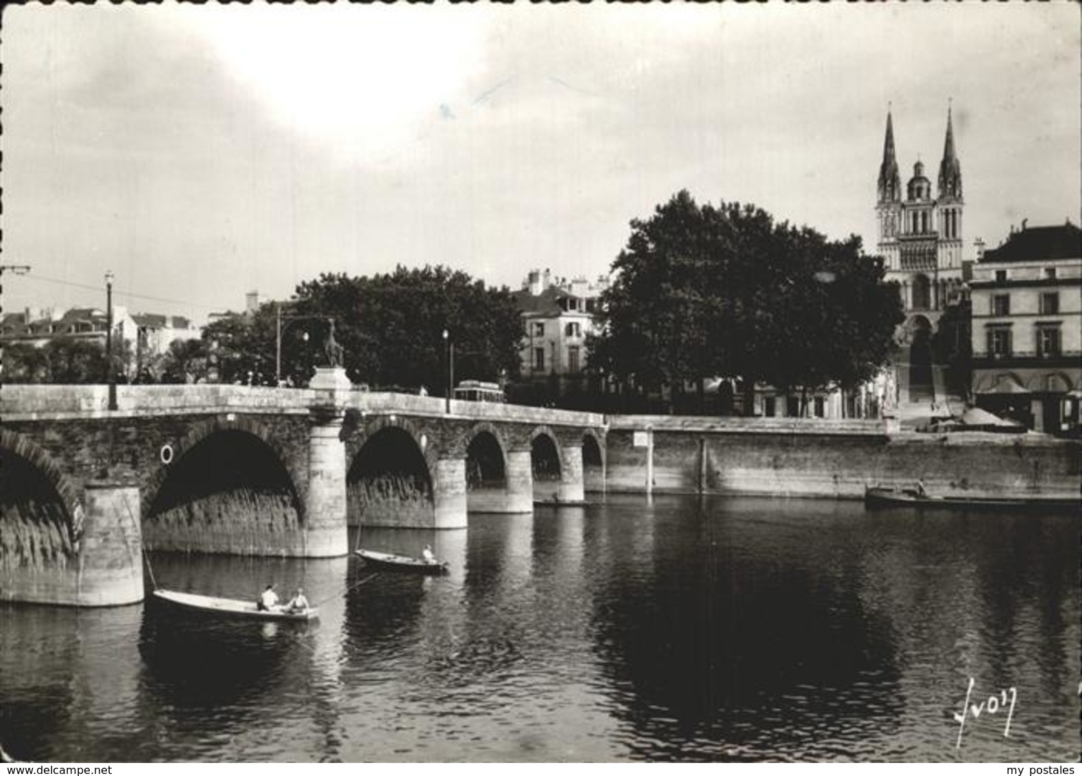 60104058 Angers La Maine le pont du centre / Angers /Arrond. d Angers