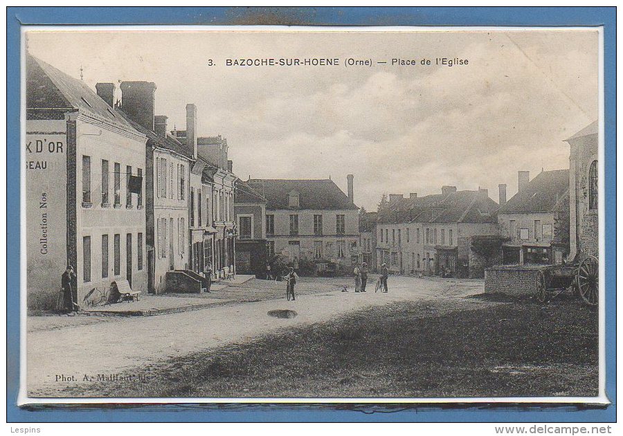 61 - BAZOCHES sur HOENE -- Place de l'Eglise