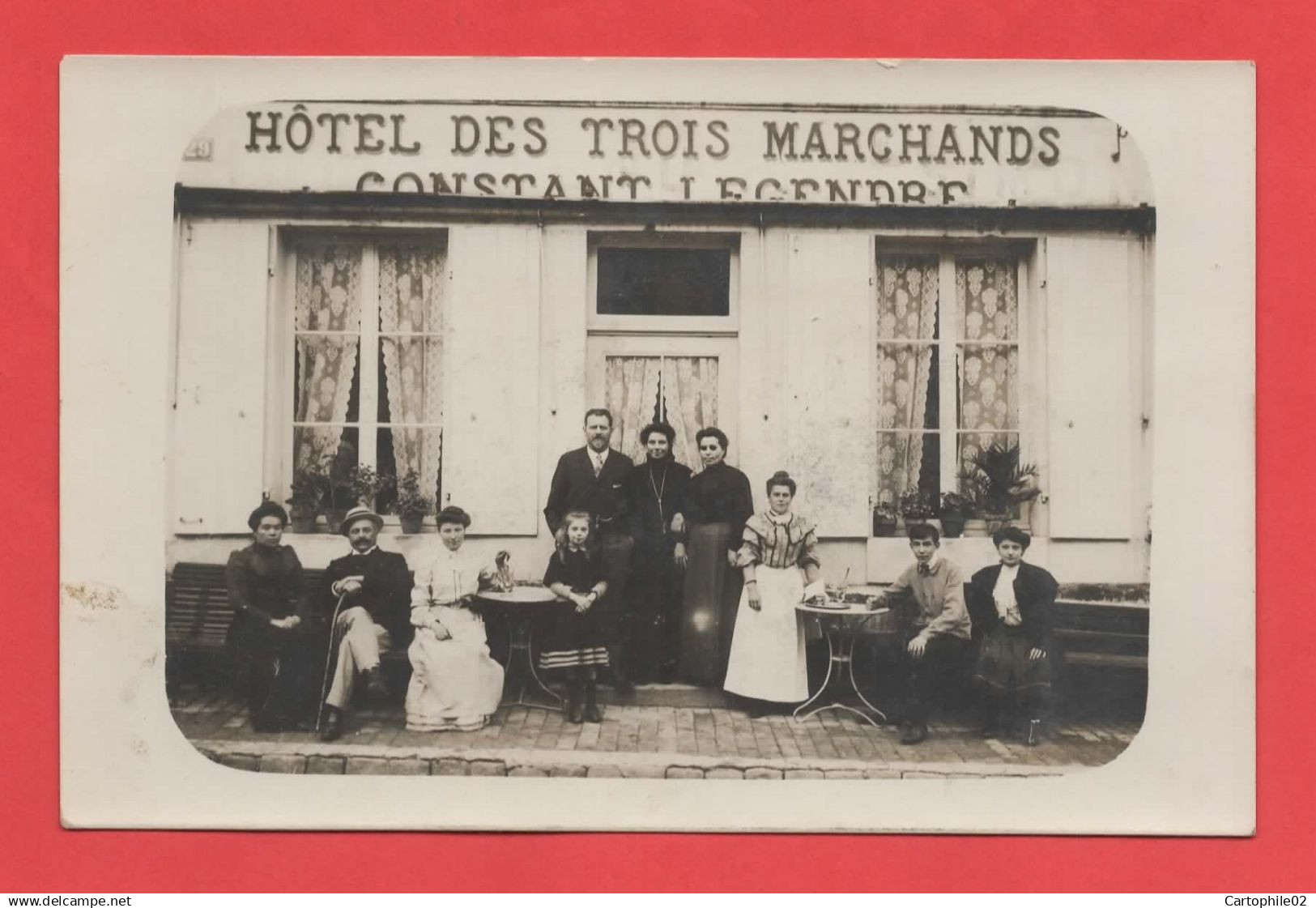 61 - Mortagne au Perche - Carte photo hotel au 29 rue de Belleme