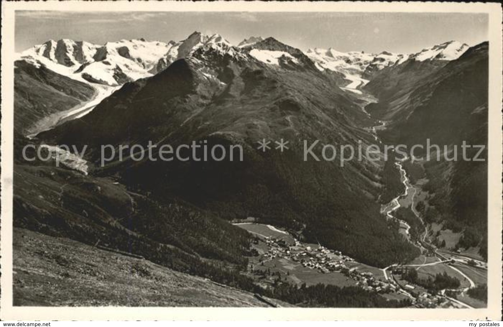 61277489 Pontresina und Berninagruppe / Pontresina /Bz. Maloja