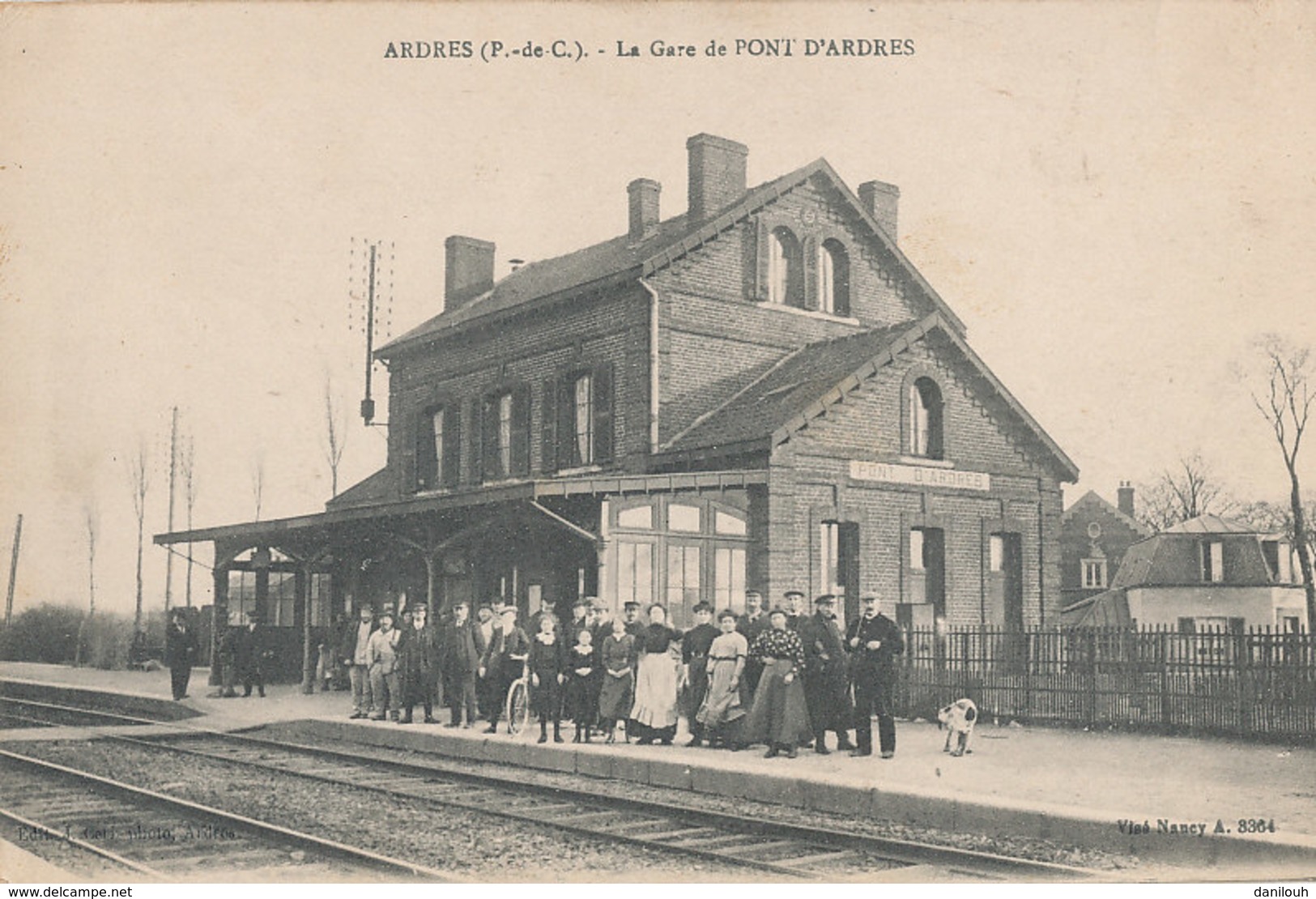 62 // ARDRES    la gare de PONT D ARDRES