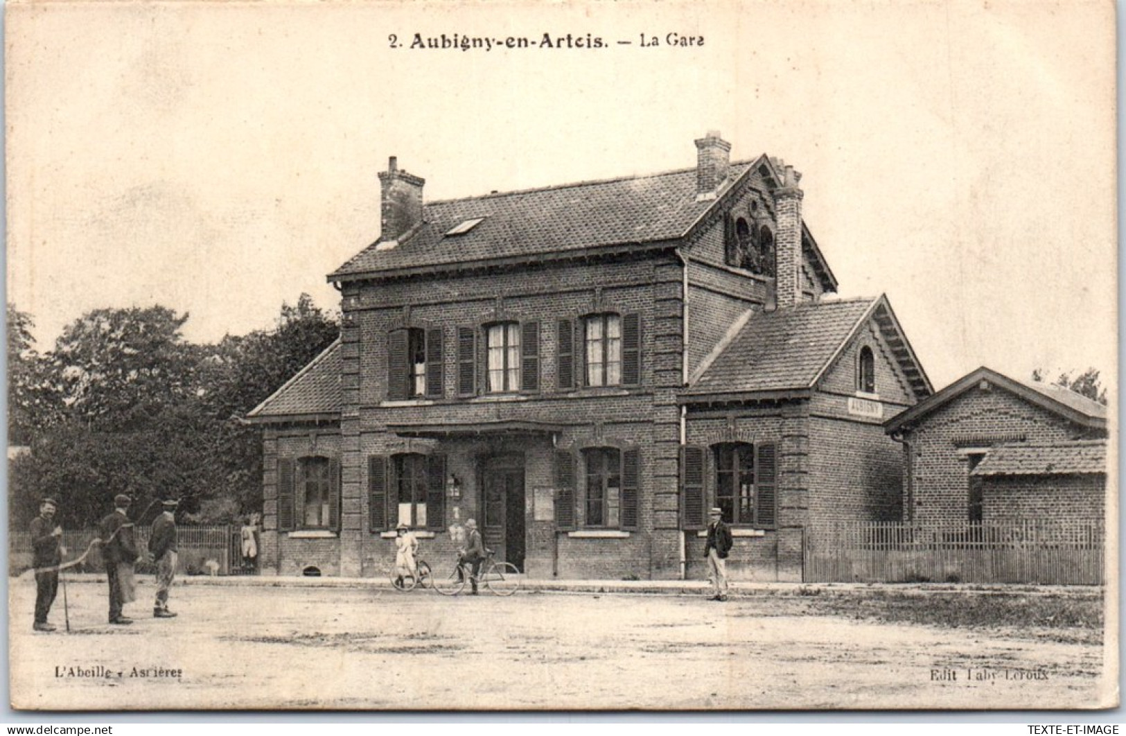 62 AUBIGNY EN ARTOIS - la gare